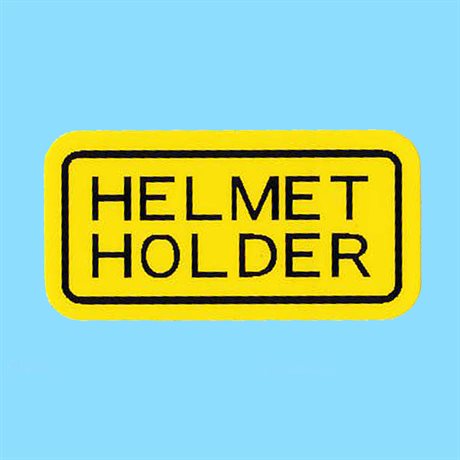 Dekal “Helmet Holder” Honda MT/MB