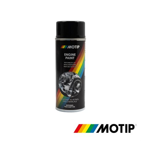 Motorlakk svart (400 ml)