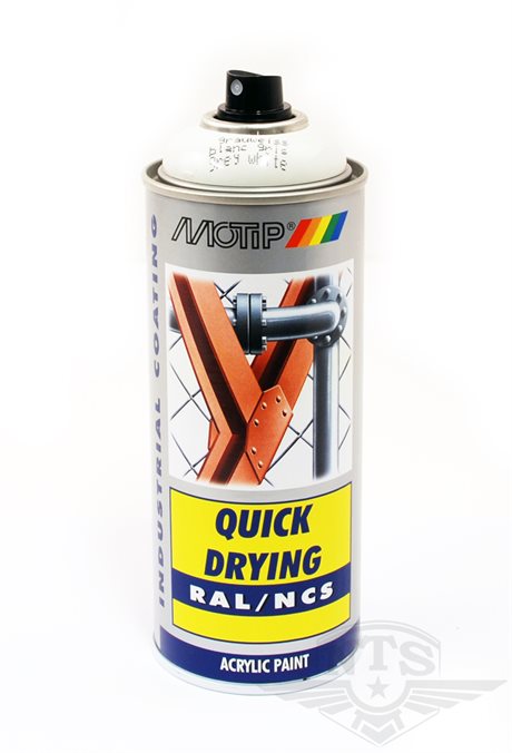Spraylakk, Hvit/lysegrå (400ml)