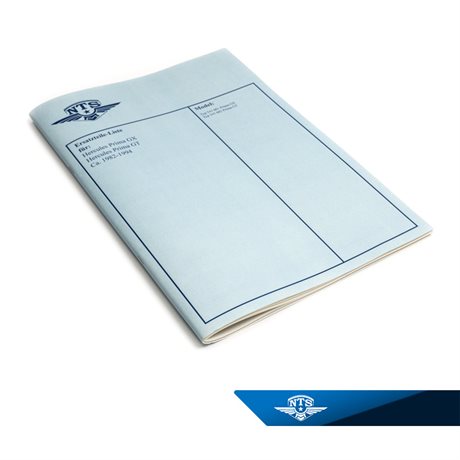 Reservdelskatalog Prima GT/GX