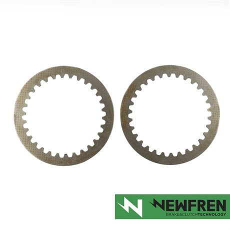 Stålplate (sett) Newfren til Suzuki TS50