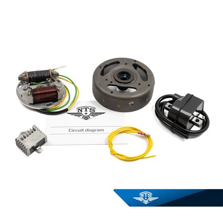 Svinghjulsmagnet NTS 6V-33W Elektronisk for Puch Maxi
