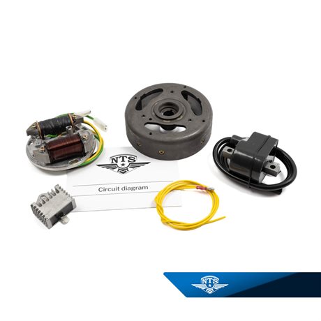 Svinghjulsmagnet NTS 6V-33W Elektronisk for Sachs 50S