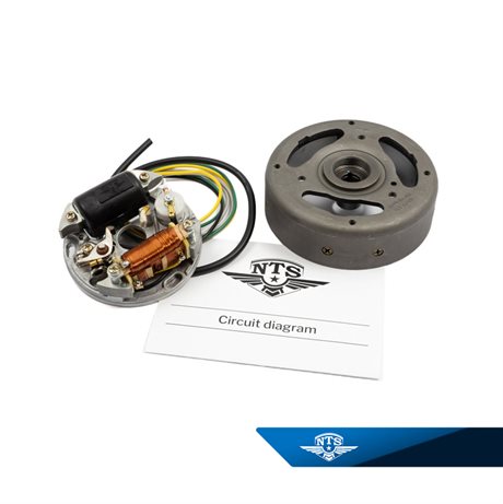Svinghjulsmagnet NTS 6V-23W for Puch Maxi
