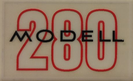 Dekal "MODELL 280" transparent