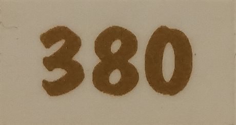 Dekal "380"