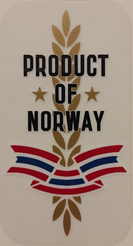 "PRODUCT OF NORWAY"