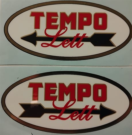 Dekal "Tempo Lett"