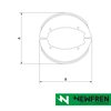 Bremseskosett Newfren for Zündapp (150mm nav)