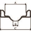Felgbane 1,50×17″ Rustfri